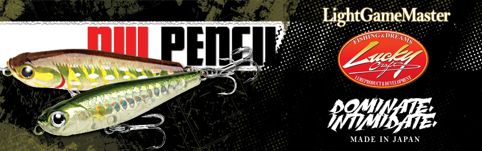 finesse wtd topwater lucky craft NW Pencil 52 para juegos ligeros